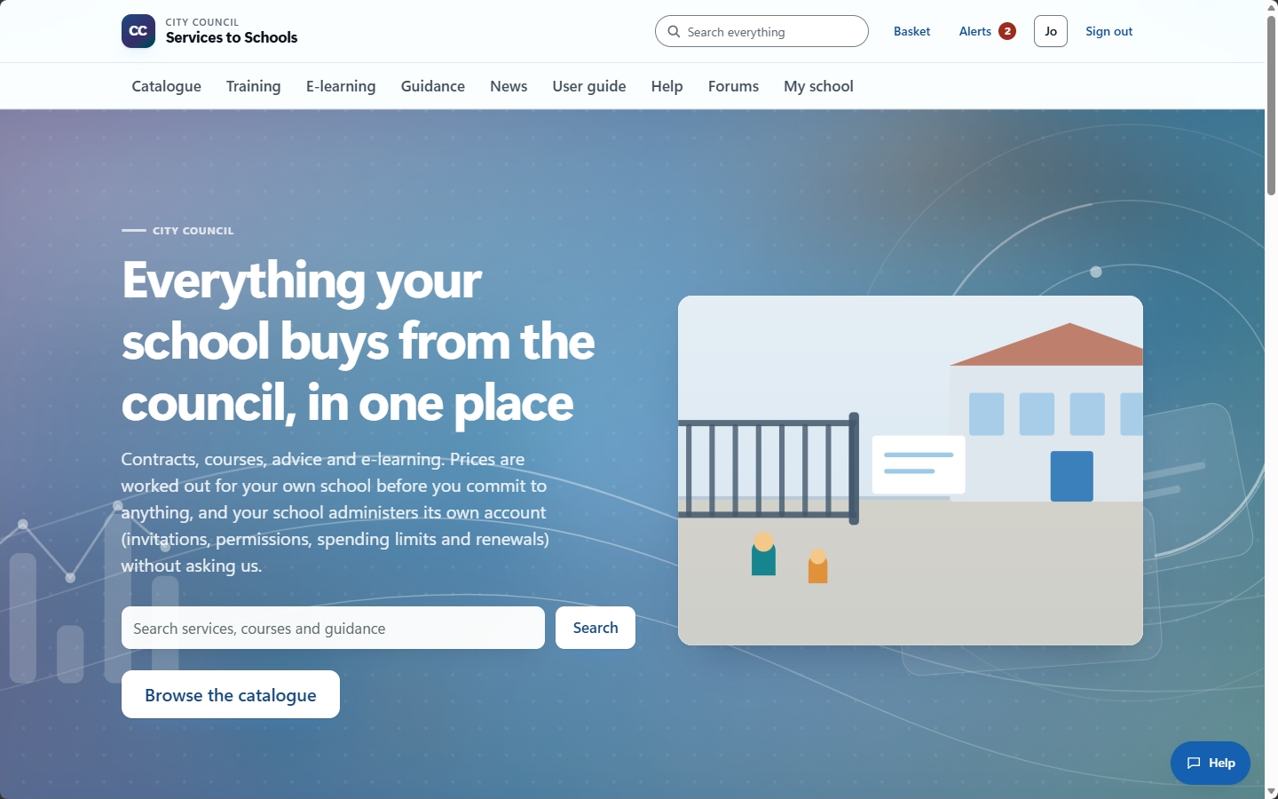 Main Page Screenshot